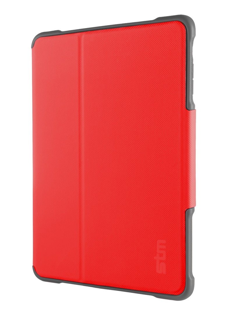 STM Dux for Apple iPad Air 2 9.7" - Ultra Protective Drop Protection Case, Clear Transparent Back, Military Drop Test Certified, Supports Auto Sleep/Wake Function - Red - Image 3