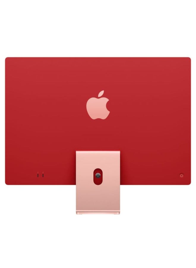 أبل - iMac AIO With 24-Inch Display, M1 Chip 7-core GPU Processor/8GB RAM/256GB SSD/macOS Big Sur English Pink - Image 1