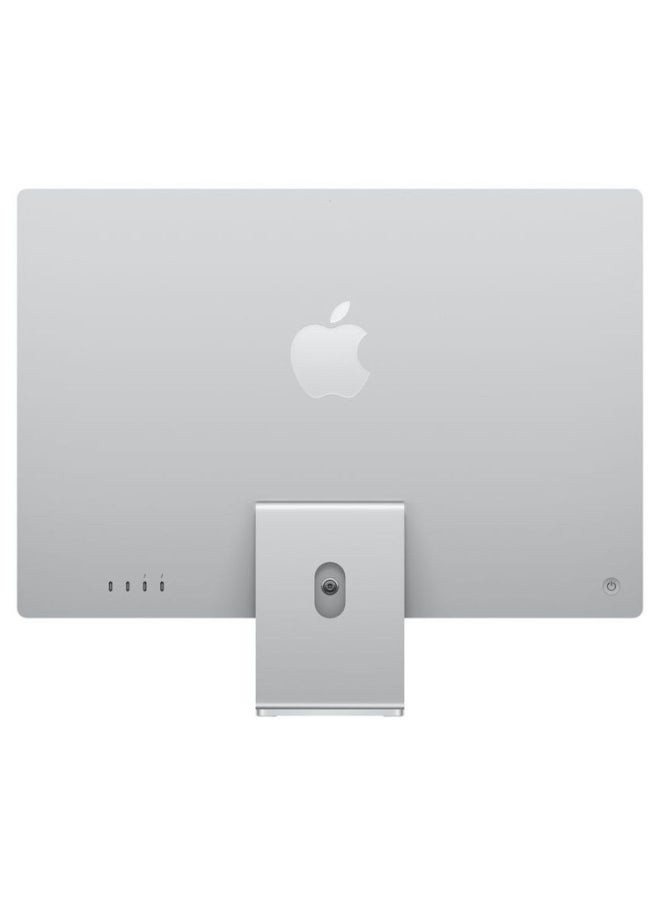 أبل - iMac AIO With 24-Inch Display, M1 Chip 7-core GPU Processor/8GB RAM/256GB SSD/macOS Big Sur English Silver - Image 1