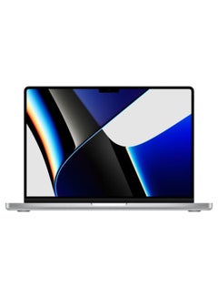 MacBook Pro Laptop With 14-Inch Display, M1 Pro chip with 10‑core CPU and 16‑core GPU Processor/16GB RAM/1TB SSD/macOS Big Sur English/Arabic Silver