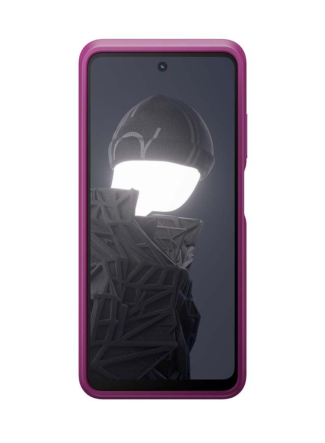 أتش أم دي فيوجن 5G ثنائي الشريحة 12+12 جيجابايت رام 256 جيجابايت مع حقيبة سيلفي باللون الوردي الداكن + حقيبة ظهر USB + حماية من تلف الشاشة لمدة سنة - النسخة الشرق أوسطية - Image 5