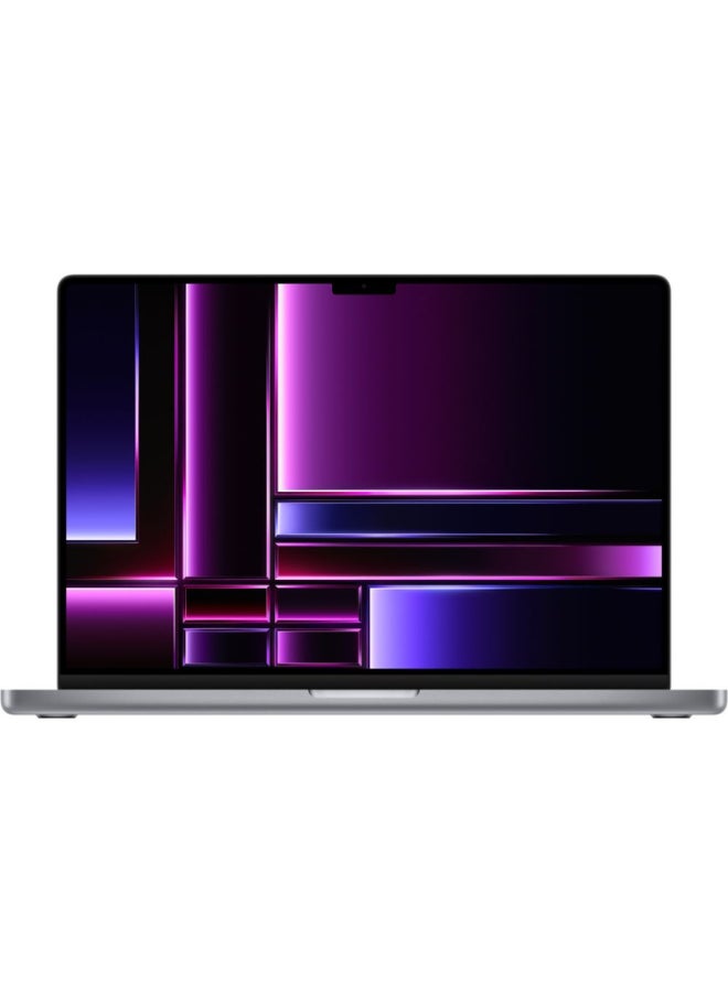 ابل  MacBook Pro Laptop With 16-Inch Display, M2 Pro chip with 12 Core CPU And 19 Core GPU Processor/16GB RAM/1TB SSD/macOS Ventura English Space Grey - Image 1