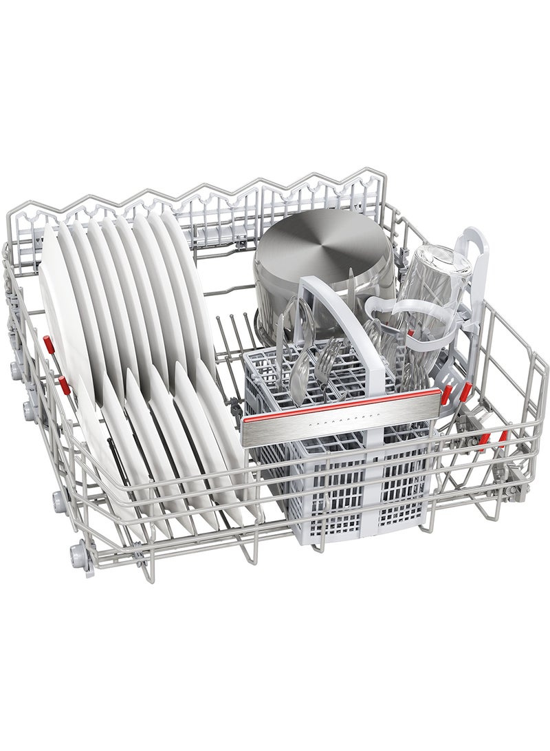 BOSCH - Series 8 Free-Standing Dishwasher 60 cm, 13 Place Settings, 8 Programs, Home Connect For Remote Monitoring And Control SMS8ZDI86M Grey - Image 1