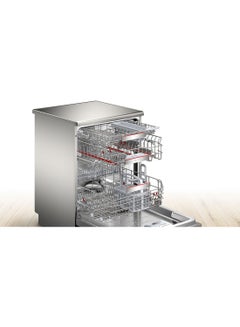 بوش Series 8 Free-Standing Dishwasher 60 cm, 13 Place Settings, 8 Programs, Home Connect For Remote Monitoring And Control SMS8ZDI86M Grey  - Image 3