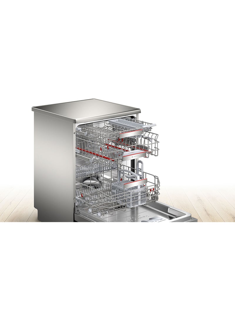 BOSCH - Series 8 Free-Standing Dishwasher 60 cm, 13 Place Settings, 8 Programs, Home Connect For Remote Monitoring And Control SMS8ZDI86M Grey - Image 1
