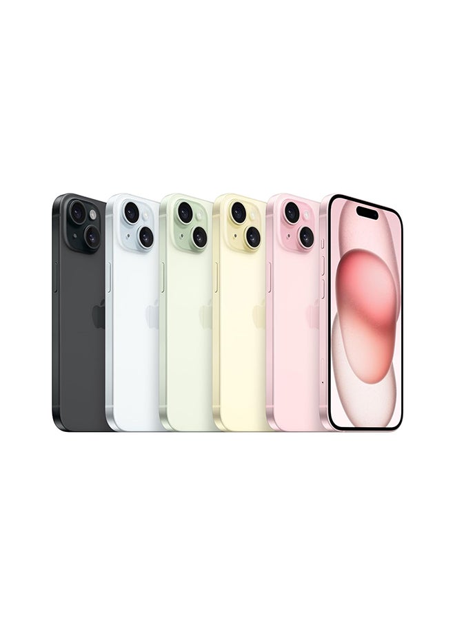 أبل - Renewed - iPhone 15 Physical Dual Sim 128GB Blue 5G With FaceTime - Image 1