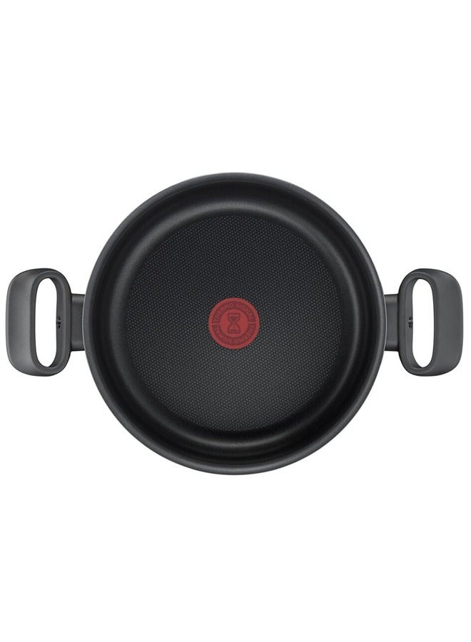 Tefal Cookware Set of 8 Pieces  100% Made in France  NonStick  Tempo Flame C3079082 Red 26cm  - Image 2
