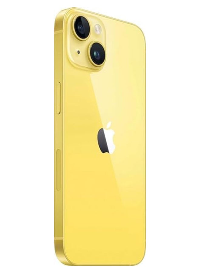 ابل  Renewed - iPhone 14 Physical Dual SIM 128GB Yellow 5G With FaceTime - Image 5