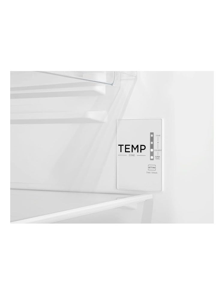 Toshiba - Refrigerator 411 Liters 14.5 Cubic Feet 2 Doors Humidity Control Led Lighting Electronic Control GR-RT559WE-DMN(49) Silver/Grey - Image 1