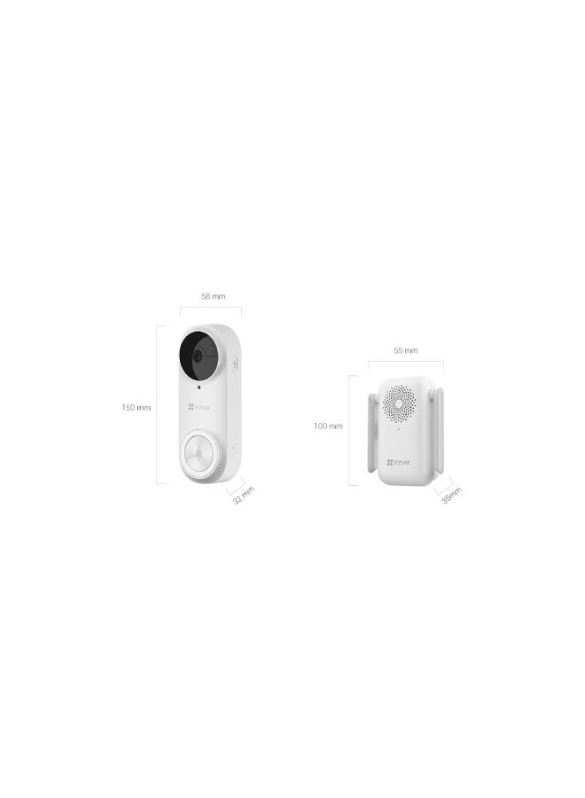 إيزفيز كاميرا جرس الباب Ezviz  - Image 2