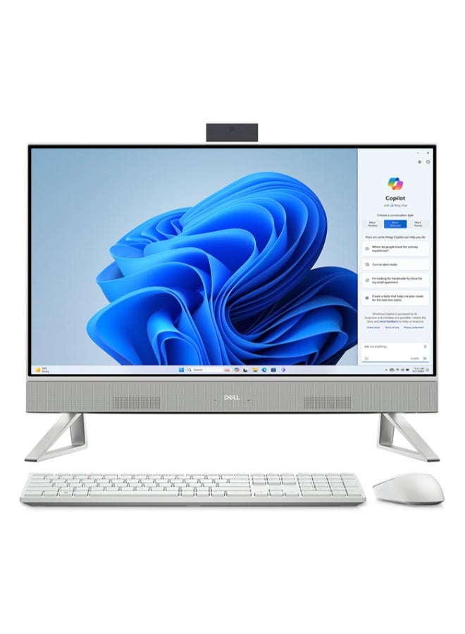 DELL - Inspiron 24 5430 All In One 23.8-Inch Display, Core 7-150U Processor/16GB RAM/1TB SSD/Intel UHD Graphics/Windows 11 Pro English/Arabic White - Image 1
