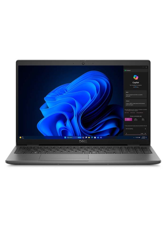 DELL Latitude 3550 Laptop With 15.6-Inch FHD Display, Core i7-1355U Processor/8GB RAM/512GB SSD/2GB NVIDIA GeForce MX570 Graphics/DOS(Without Windows) English/Arabic Black  - Image 1