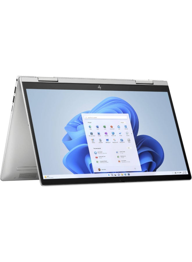 HP - Envy 14-ES1013DX Laptop With 14-Inch Display, Core Ultra 5-120U Processor/8GB RAM/512GB SSD/Integrated Graphics/Windows 11 Home English Natural Silver - Image 1