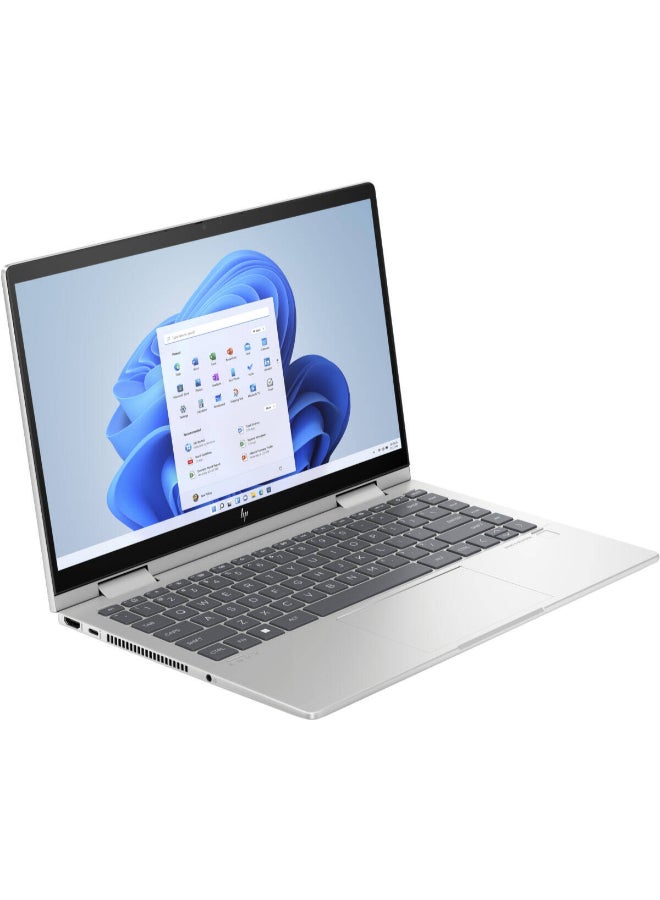 HP - Envy 14-ES1013DX Laptop With 14-Inch Display, Core Ultra 5-120U Processor/8GB RAM/512GB SSD/Integrated Graphics/Windows 11 Home English Natural Silver - Image 1