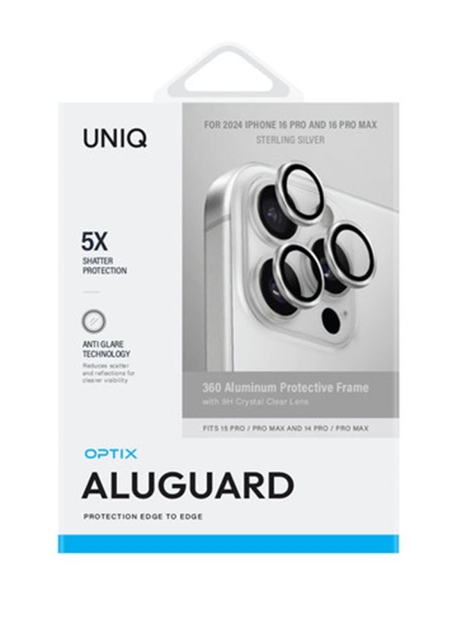 يونيك واقي عدسة الكاميرا Optix Iphone 16 Pro وIphone 16 Pro Max (2024) 6.3/6.9 من الألومنيوم - - Image 2