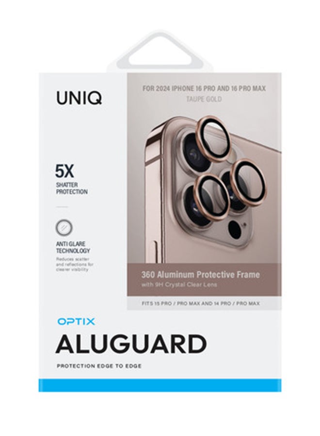 يونيك واقي عدسة الكاميرا Optix Iphone 16 Pro وIphone 16 Pro Max (2024) 6.3/6.9 من الألومنيوم - - Image 2