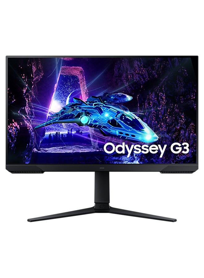 Samsung 27 inch Odyssey G3 G30D Gaming Monitor (1920x1080) FHD With 180Hz Refresh Rate, 1ms Response Time, Virtual Aim point, Black Equalizer, Eye Saver Mode, 3 side borderless, x2 HDMI & AMD FreeSync, HAS(Tilt, Swivel, Pivot) | LS27DG302EMXUE Black - Image 1