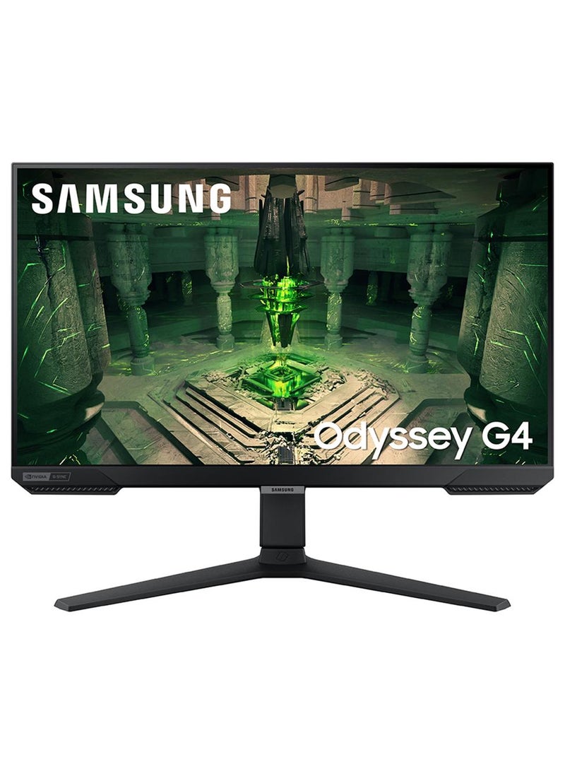 Samsung 25 inch Odyssey 240hz refresh rate Gaming monitor with IPS and 1ms GTG, UltraWide Gaming View (21:9), Auto Source Switch+,Virtual AIM Point ,Ergonomic stand (Tilt,Swivel,Pivot, Height), G-Sync Compatible, FreeSync Premium, 2xHDMI 2.0 Black - Image 1