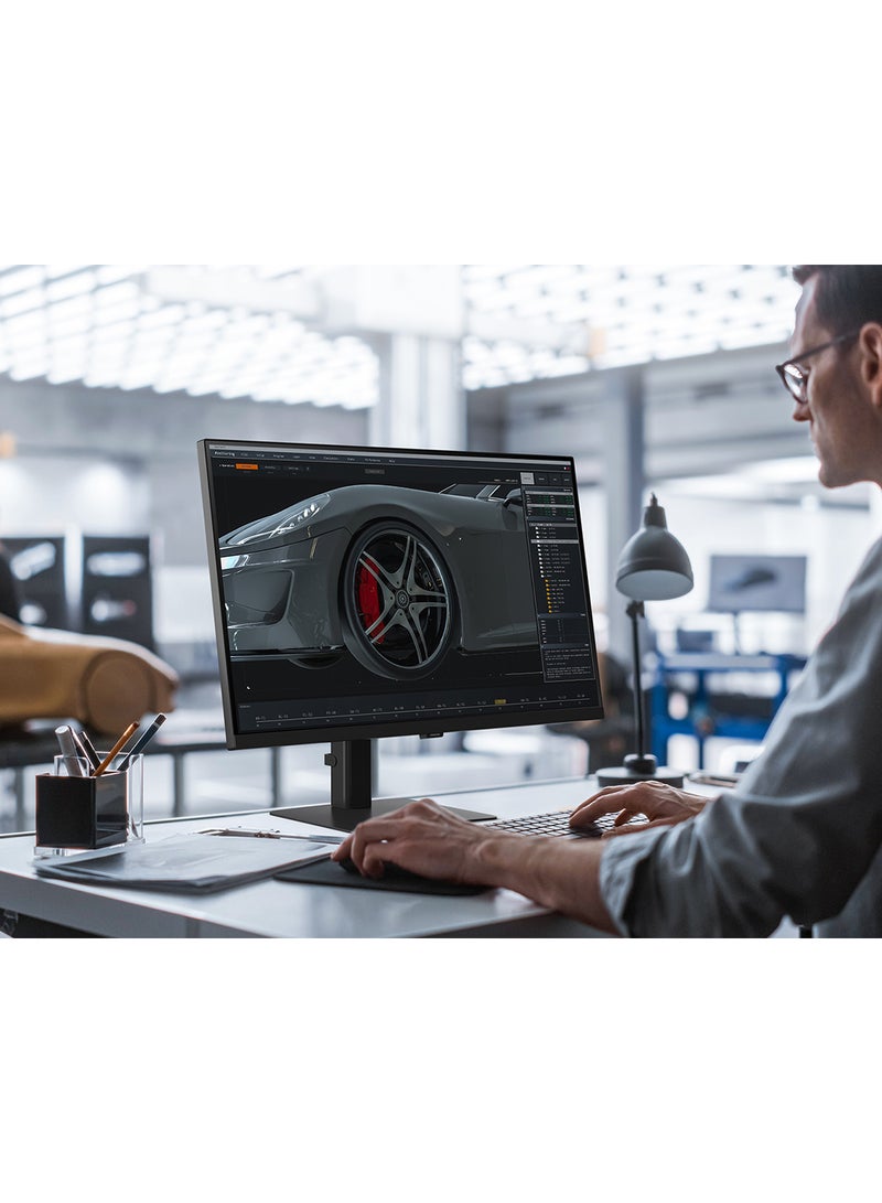 Samsung 32 inch ViewFinity S8 Monitor 4K UHD VA Display, 60Hz Refresh Rate, 5ms Response Time, 1.07b Color Support, Flicker Free, Picture-In-Picture, HAS stand  | LS32D806EAMXUE Black - Image 3