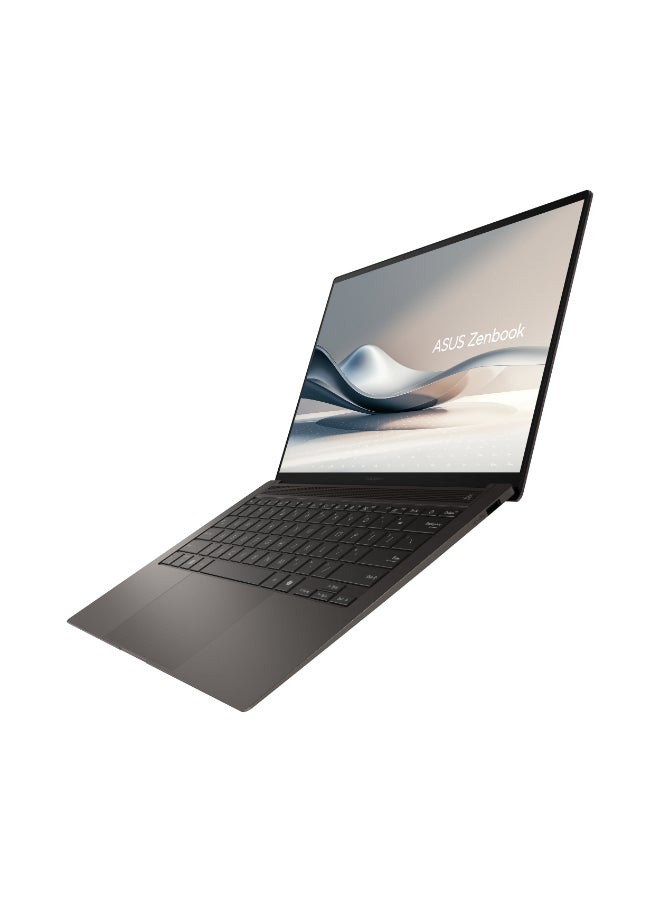 ASUS - Zenbook S 14 OLED Laptop With 14-Inch Display, Ultra 7-258V Processor (Lunar Lake)/NPU upto 47 TOPS/32GB RAM/1TB SSD/Intel Arc Graphics/Windows 11 Home English/Arabic Zumaia Grey - Image 1