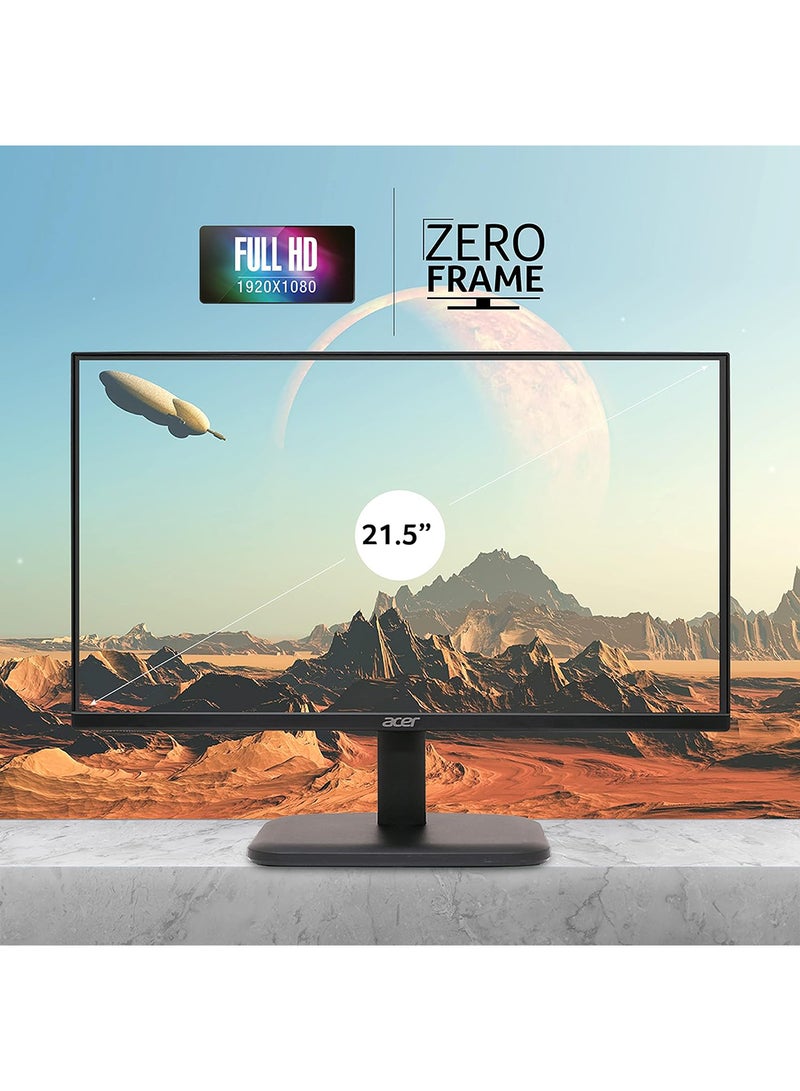 Acer - 22 inch FullHD LED Monitor, 1920 x 1080 Resolution, 100Hz Refresh Rate, 1ms Response Time, AMD FreeSync, BlueLight Shield, EK220QH3bi Black - Image 1