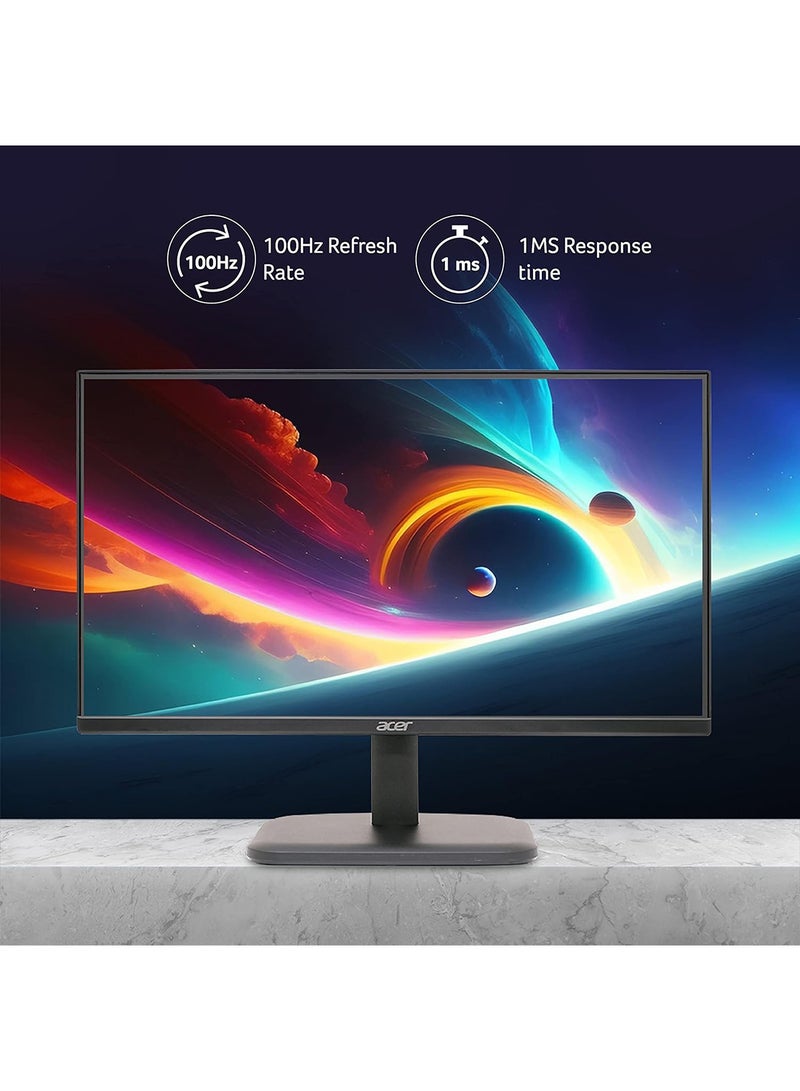 Acer - 22 inch FullHD LED Monitor, 1920 x 1080 Resolution, 100Hz Refresh Rate, 1ms Response Time, AMD FreeSync, BlueLight Shield, EK220QH3bi Black - Image 1