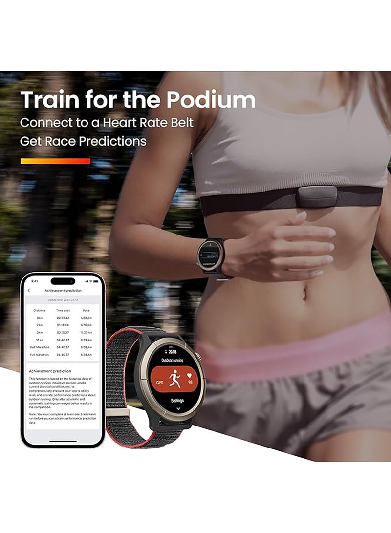 Amazfit Cheetah Pro Running Watch With Chat Ai Coaching Run Track Black (Titanium Alloy Bezel)  - Image 5