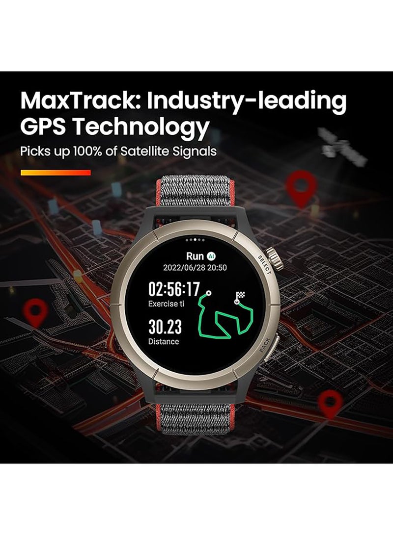 Amazfit Cheetah Pro Running Watch With Chat Ai Coaching Run Track Black (Titanium Alloy Bezel)  - Image 2
