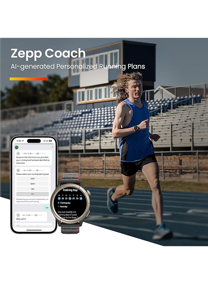 Amazfit Cheetah Pro Running Watch With Chat Ai Coaching Run Track Black (Titanium Alloy Bezel)  - Image 3