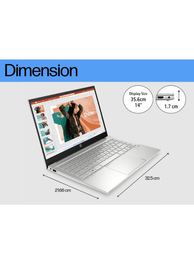 HP - Pavilion (Upgraded Version) Laptop With 15.6-Inch Display, Core i5 Processor/32GB RAM/1TB SSD/Intel Iris Xe Graphics/Windows 11 English Natural Silver - Image 1
