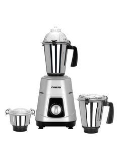 NIKAI Heavy Duty Mixer Grinder, With 3 Stainless Steel Jars, 3 Speed with Pulse, 1.5L (Liquid Jar), 1L (Dry Jar), 400ml (Chutney Jar) 900 W NB984A Silver  - Image 1