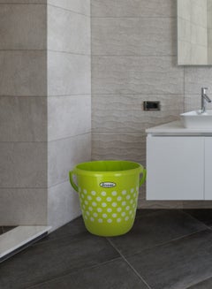 ESQUBE Plastic Omega Bucket Green 16Liters  - Image 3