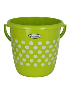 ESQUBE Plastic Omega Bucket Green 16Liters  - Image 1