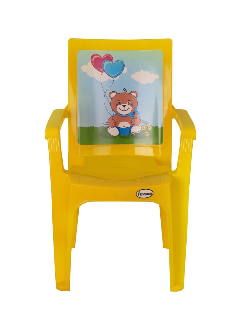 ESQUBE Plastic Panda Baby Chair Multicolour  - Image 2