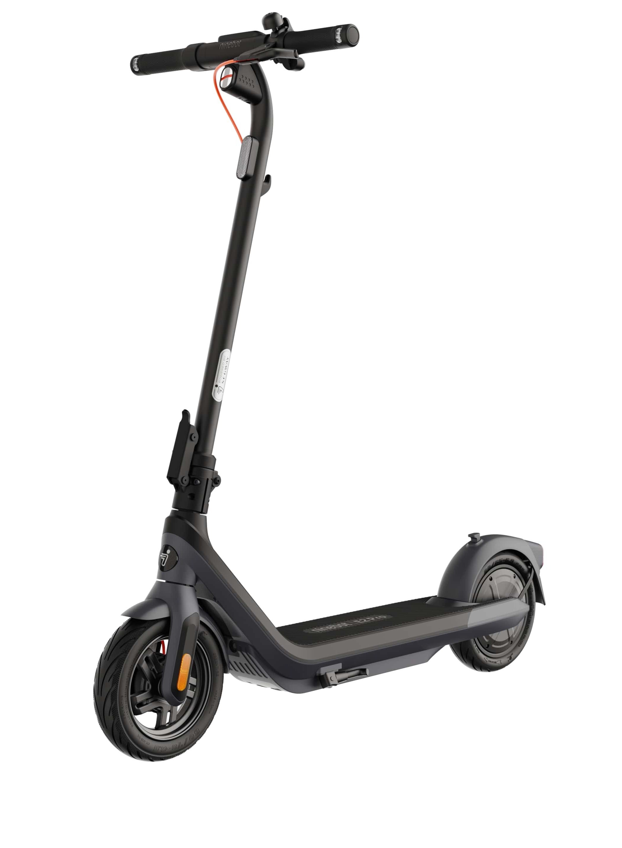 ناين بوت Segway E2 Pro Electric Scooter, Three Speed Modes 25 km/h Fast Scooter, 35 km Long Range & 750W Powerful Motor, Smart App & Traction Control System, 90 kg Rider Limit Electric Scooter For Adult 