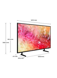 Samsung 75-Inch Crystal UHD DU7000 4K Tizen OS Smart TV with HDR 10+, PurColor, Knox Security With 2.0 Channel Soundbar 30W, HDMI ARC, Bluetooth, USB, MP3, FM Station ` 75DU7000+SOUNDBAR Black  - Image 3