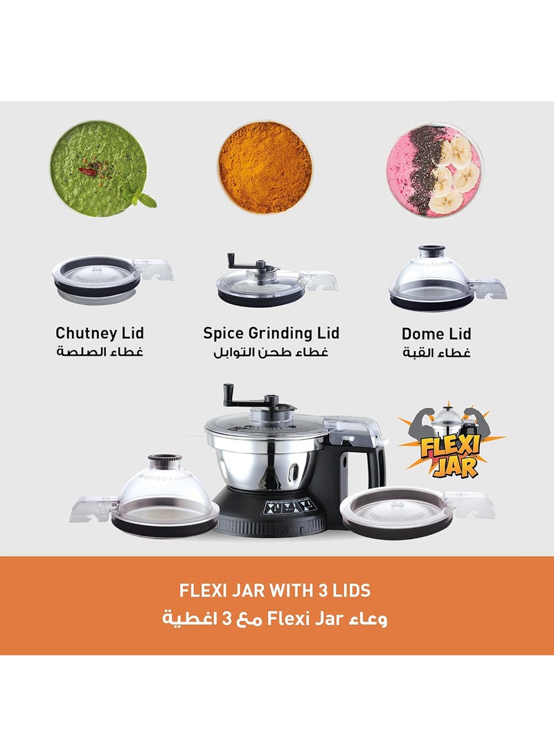 باناسونيك 3 Jar Mixer Grinder 2000 W MX-AE365KTZ Black  - Image 3
