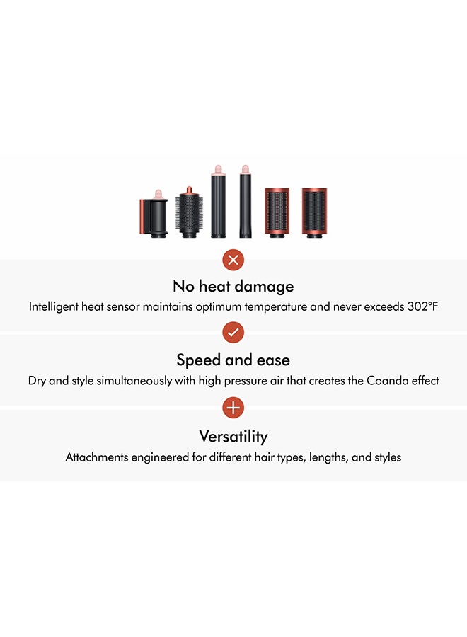 dyson HS05 Airwrap Multi-Styler and Dryer Complete Long (Strawberry Bronze/Blush Pink) Strawberry Bronze/Blush Pink  - Image 5