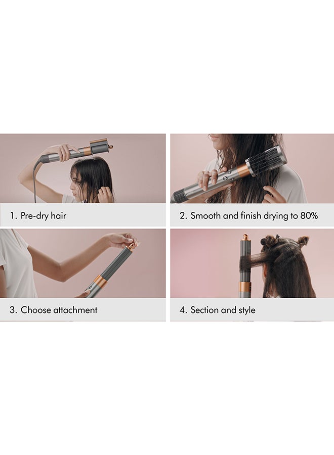 HS05 Airwrap Multi-Styler and Dryer Complete Long (Strawberry Bronze/Blush Pink) - International Version Strawberry Bronze/Blush Pink