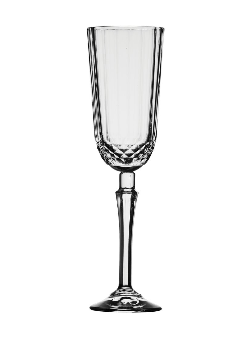 Pasabahce 3 Pieces Diony Champagne Flute Set 125 Ml, 207 Mm Height, 57 Mm Diameter Clear  - Image 1