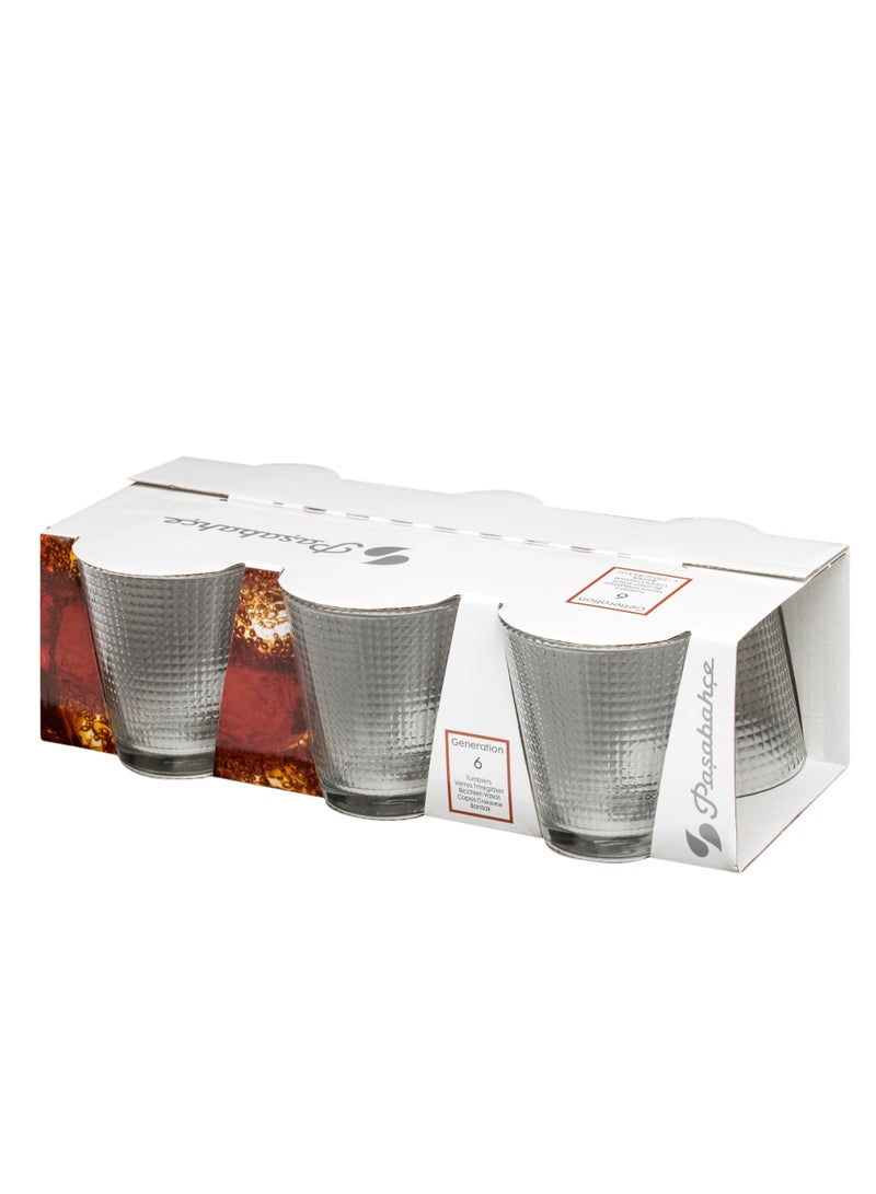 باساباتشي 6 قطع جيل كوب ماء، 250 مل، 87 مم ارتفاع، 84 مم قطر - Image 3