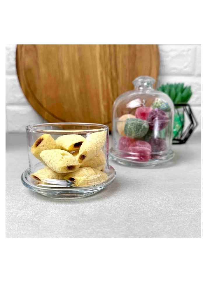 Pasabahce 2-Layer Villa Patisserie Glass Service Bowl And Dome, 2X230 Ml, 160 Mm Height, 76 Mm Diameter  - Image 5