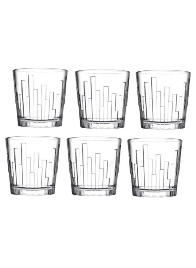 باساباتشي 6 قطع كأس ويسكي سكالا، 300 مل، ارتفاع 89 مم، قطر 88 مم - Image 2