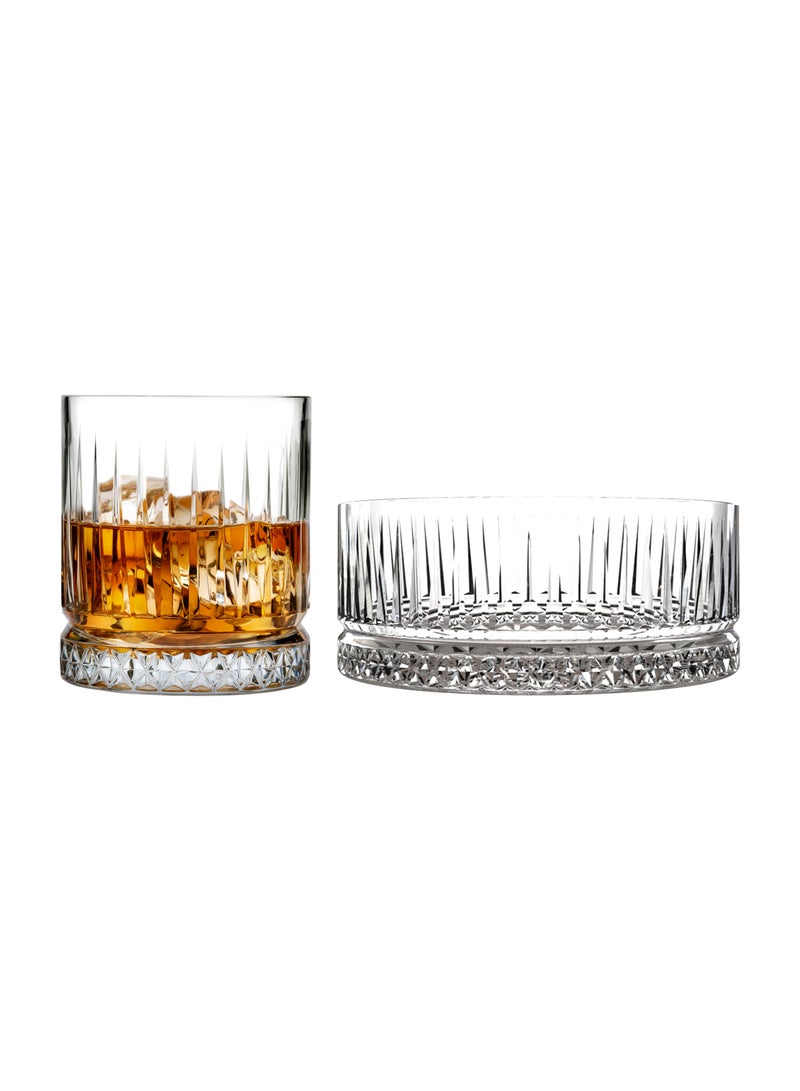 Pasabahce 3 Pieces Elysia Whisky Gift Set 2 Pieces Glass 355 Ml And 1 Pieces Bowl 510 Ml Clear - Image 3