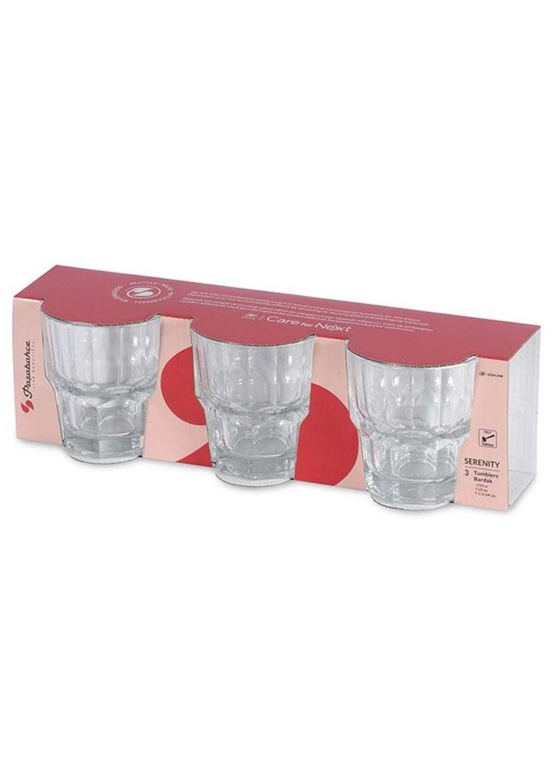 باساباتشي طقم أكواب سيرينيتي 3 قطع سعة 210 مل، ارتفاع 84 مم، قطر 81 مم - Image 5