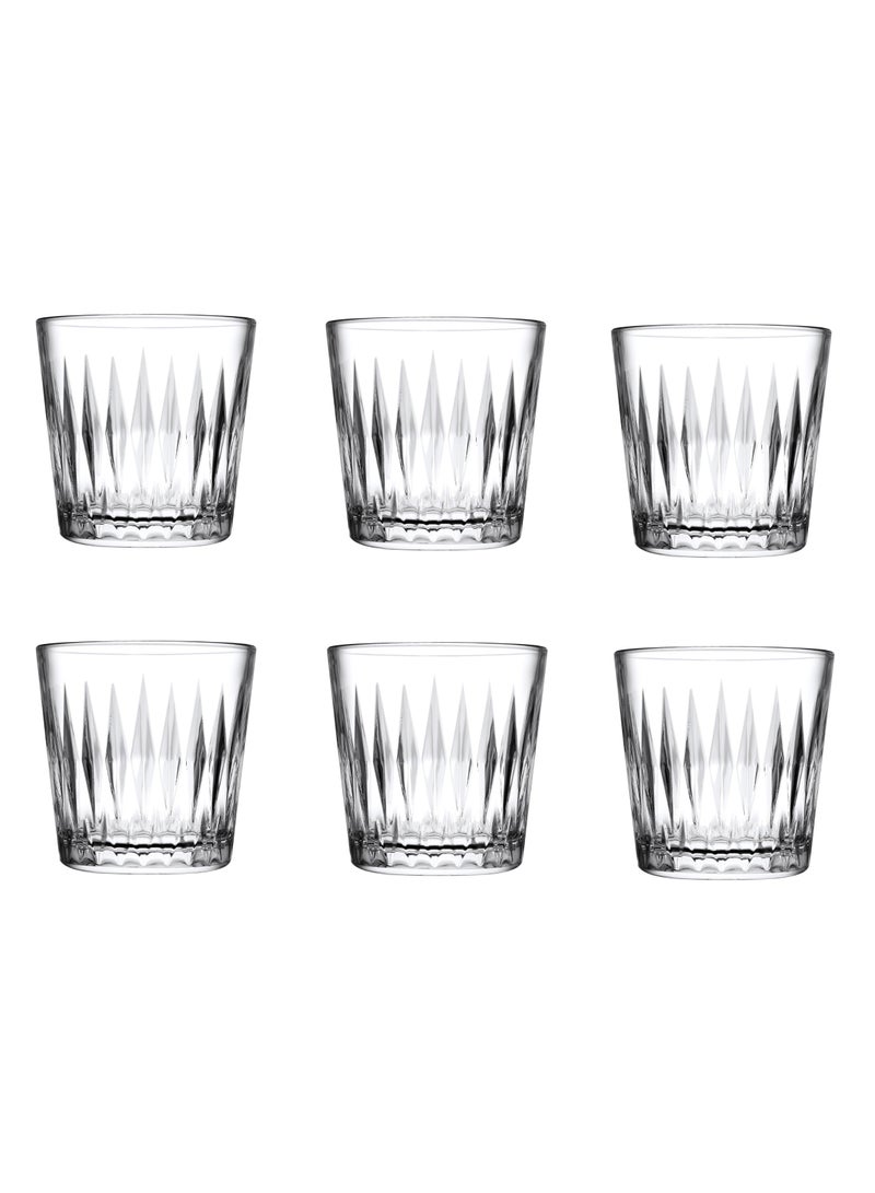 باساباتشي 6 قطع كأس ويسكي لوزيا، 300 مل، ارتفاع 89 مم، قطر 89 مم - Image 1