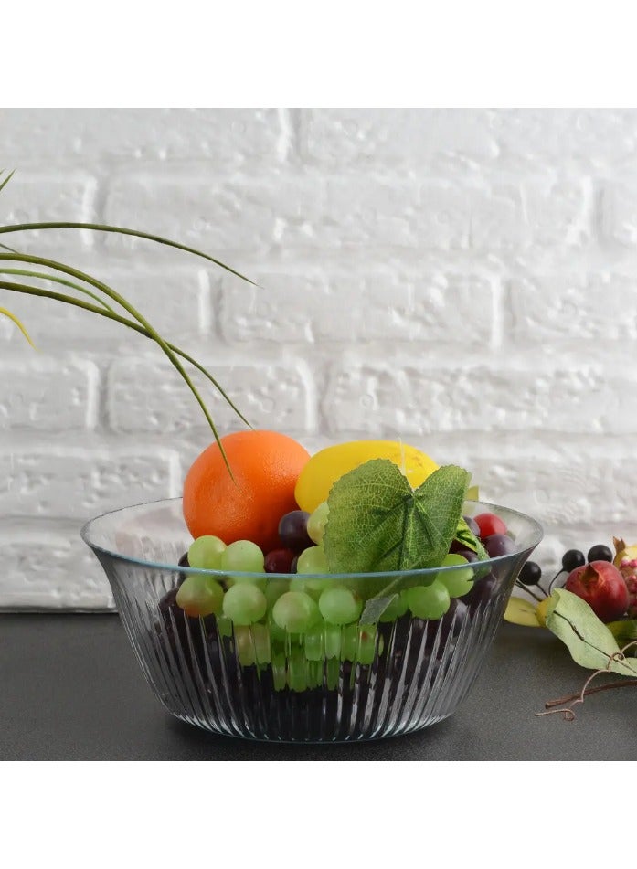 باساباتشي وعاء خدمة زجاجي فريزيا سعة 2650 مل، ارتفاع 98 مم، قطر 240 مم - Image 3