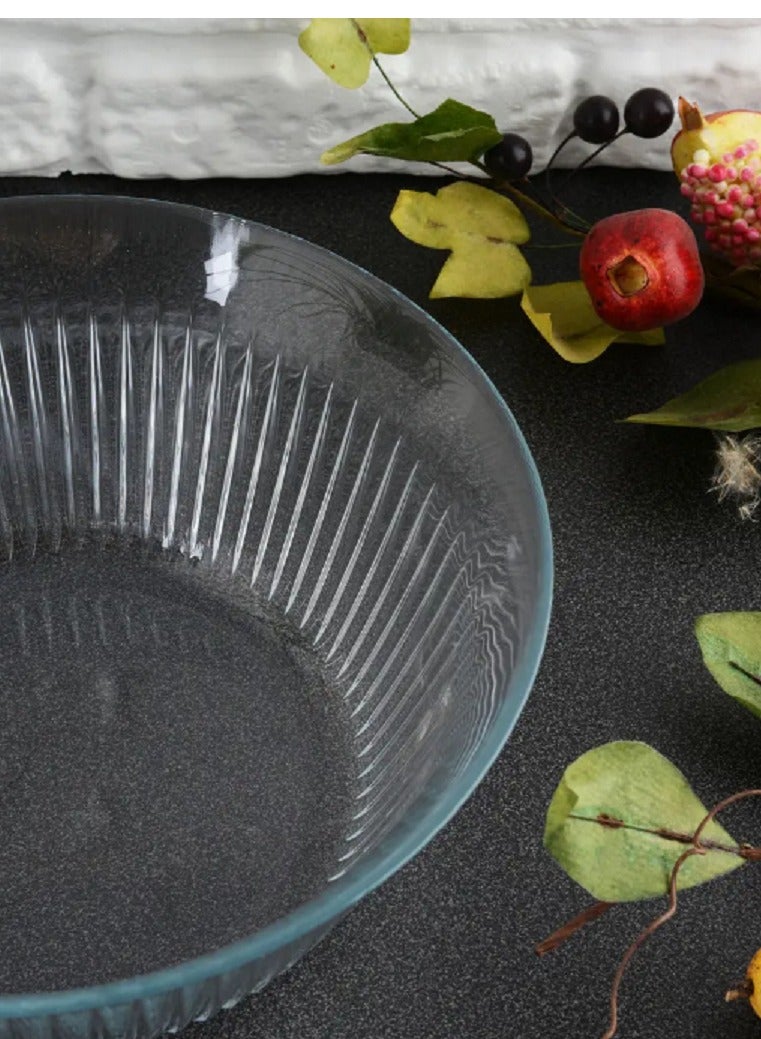 باساباتشي وعاء خدمة زجاجي فريزيا سعة 2650 مل، ارتفاع 98 مم، قطر 240 مم - Image 4