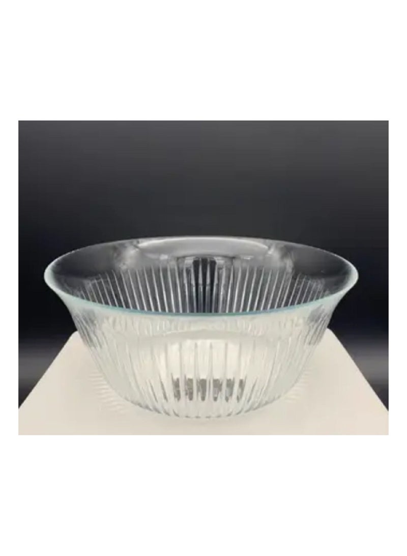 باساباتشي وعاء خدمة زجاجي فريزيا سعة 2650 مل، ارتفاع 98 مم، قطر 240 مم - Image 5