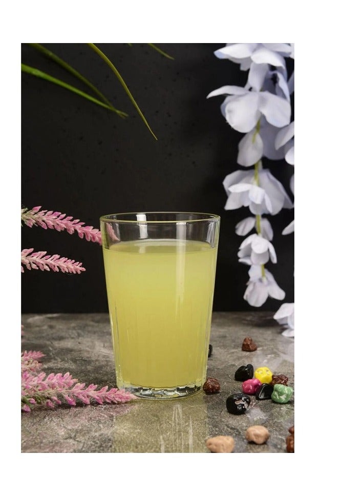 باساباتشي 6 قطع كوب ماء لوزيا، 250 مل، ارتفاع 104 مم، قطر 77.5 مم - Image 4